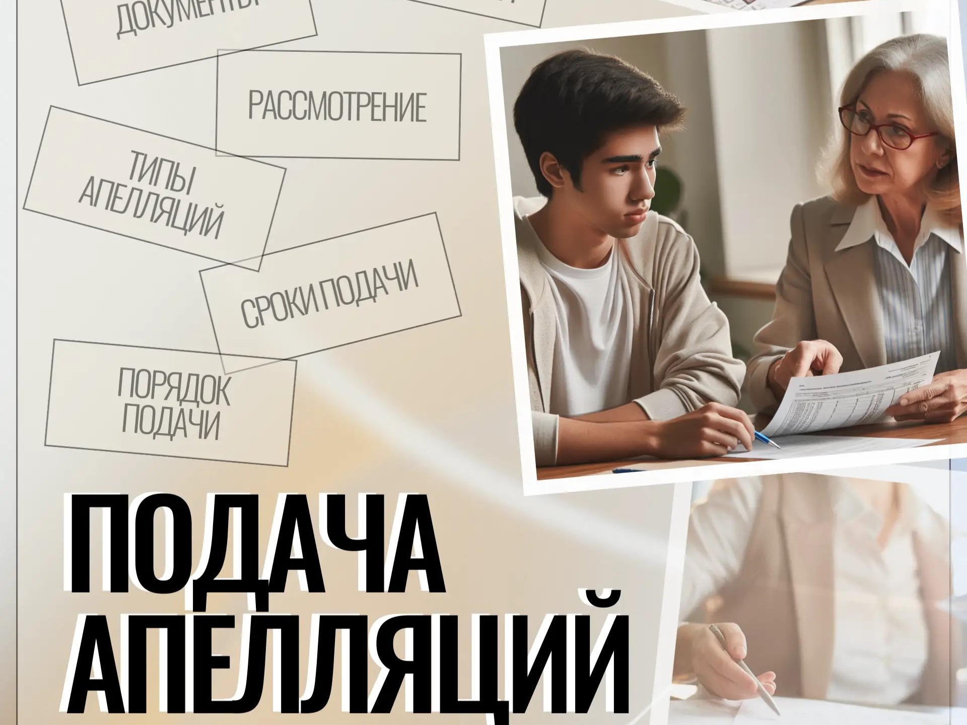 Подача апелляции.